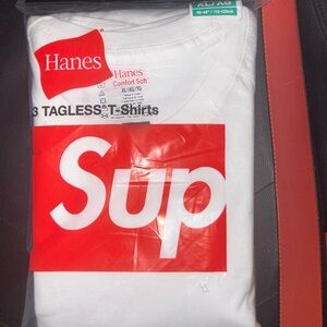 Supreme white tees